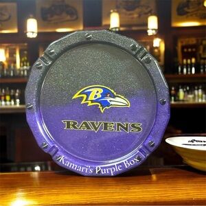 Baltimore Ravens Purple Glitter Ashtray